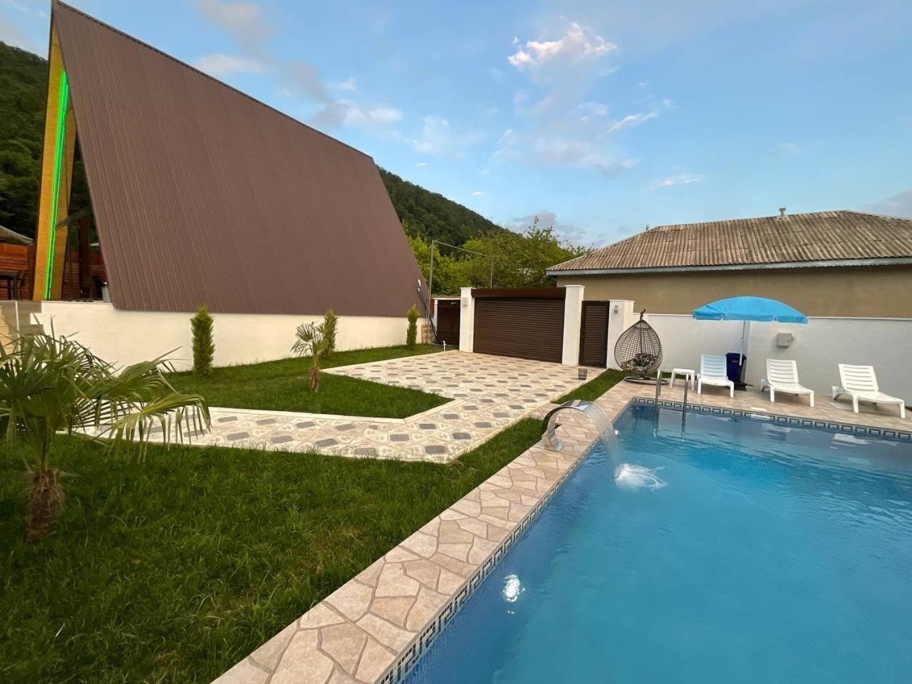 3Gozel Aframe Villa ガバラ エクステリア 写真
